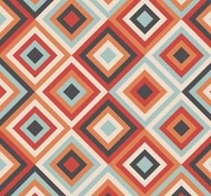 Tribale boho patroon behang woonkamer