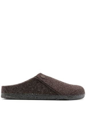 Birkenstock chaussons Zermatt en laine - Marron