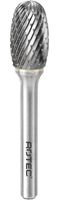 Rotec HM-Stiftfrees, model E - Z1 / ALU-vertand / ø9,6x16x60xø6mm - 4341002
