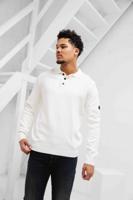 Quotrell Couteux Knitted Button Up Sweater Heren Wit - Maat L - Kleur: Wit | Soccerfanshop
