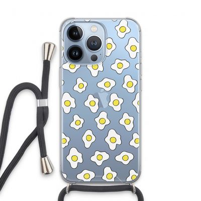 Spiegeleitjes: iPhone 13 Pro Transparant Hoesje met koord