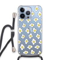 Spiegeleitjes: iPhone 13 Pro Transparant Hoesje met koord