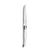 Vleesmessenset Lou Laguiole Rustic Wit Metaal 13 cm Vleeswaren (6 Stuks)