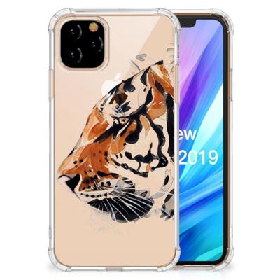 Back Cover Apple iPhone 11 Pro Watercolor Tiger Back Cover Apple iPhone 11 Pro Watercolor Tiger