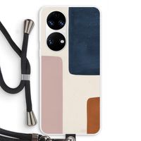 Geo #5: Huawei P50 Transparant Hoesje met koord Geo #5: Huawei P50 Transparant Hoesje met koord