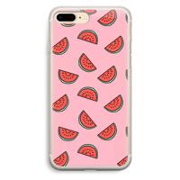 Watermeloen: iPhone 7 Plus Transparant Hoesje - thumbnail