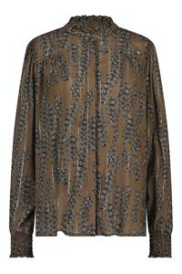 Studio Anneloes Lourdes Brench Blouse 09175 Blouse 2391 Bronze/light Grey