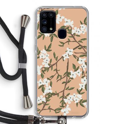 Blossoming spring: Samsung Galaxy M31 Transparant Hoesje met koord