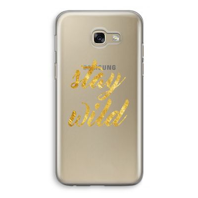 Stay wild: Samsung Galaxy A5 (2017) Transparant Hoesje