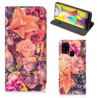 Samsung Galaxy M31 Smart Cover Bosje Bloemen