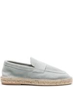 Lardini espadrilles en daim à entaille penny - Bleu