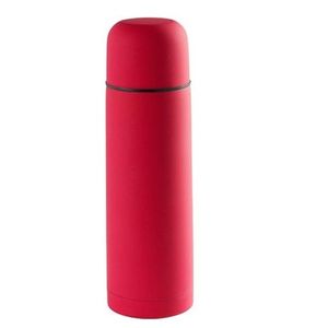 RVS thermosfles/isoleerkan 500 ml rood