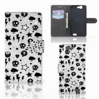 Telefoonhoesje met Naam Huawei Ascend G7 Silver Punk - thumbnail