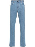 Canali jean slim à patch logo - Bleu