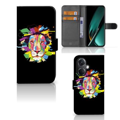 OnePlus Nord CE 3 Leuk Hoesje Lion Color OnePlus Nord CE 3 Leuk Hoesje Lion Color