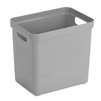 Sunware Opbergbox Sigma - kunststof - lichtgrijs - 25 liter - Opbergbakken/opbergers Sunware Opbergbox Sigma - kunststof - lichtgrijs - 25 liter - Opbergbakken/opbergers