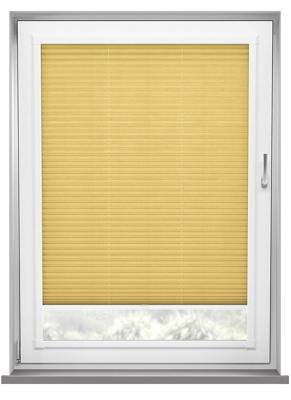 Perfect fit - Plisségordijn Lexington geel