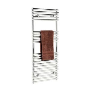 Handdoekradiator Sapho Deserto Recht 50x118.2 cm Chroom Sapho