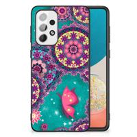 Samsung Galaxy A73 Leuk Telefoonhoesje Cirkels en Vlinders