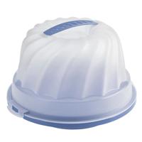 Rotho gugelhupf fresh cakedoos tulband horizon blauw/transparant