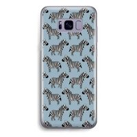 Zebra: Samsung Galaxy S8 Plus Transparant Hoesje