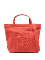 Maison Kitsuné sac cabas à broderies Fox - Rouge