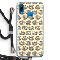 Slapende poes: Huawei P20 Lite Transparant Hoesje met koord