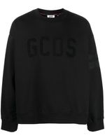 GCDS sweat en coton à logo floqué - Noir - thumbnail