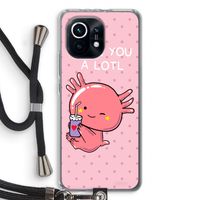 Love You A Lotl: Xiaomi Mi 11 Transparant Hoesje met koord