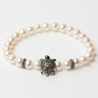 Lancaster JLA-BR-TURTLE-3-WH 16 mm Dames armband