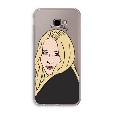 Mary Kate: Samsung Galaxy J4 Plus Transparant Hoesje