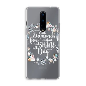 Diamonds: OnePlus 8 Transparant Hoesje