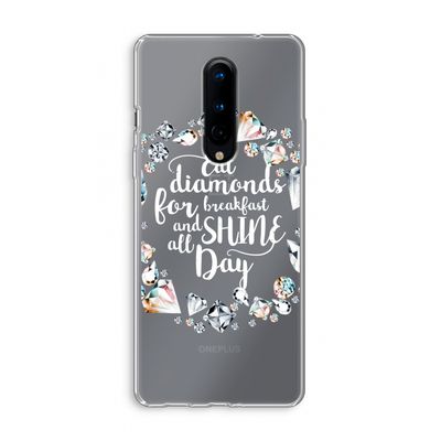 Diamonds: OnePlus 8 Transparant Hoesje
