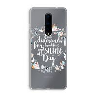 Diamonds: OnePlus 8 Transparant Hoesje