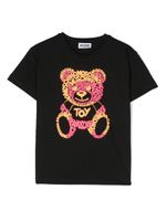 Moschino Kids t-shirt à logo Teddy Bear - Noir - thumbnail