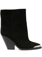 ISABEL MARANT bottines en daim - Noir - thumbnail