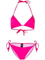 Ea7 Emporio Armani bikini à bonnets triangle - Rose