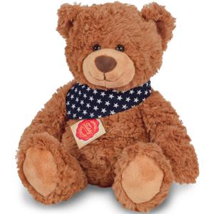 Knuffeldier beer Teddy - zachte pluche stof - premium kwaliteit knuffels - bruin - 30 cm   -