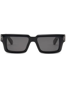 Philipp Plein lunettes de soleil Plein à monture rectangulaire - Noir