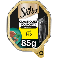 Sheba Kattenvoer Classic Adult Natvoer Kip kuipje 85g bij Jumbo