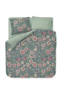 Pip Studio Dekbedovertrek Viva las Flores Groen 140x200/220