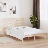 Bedframe zonder matras massief grenenhout 140x190 cm
