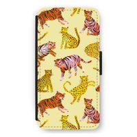 Cute Tigers and Leopards: iPhone 11 Flip Hoesje