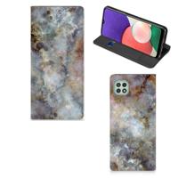 Samsung Galaxy A22 5G | Standcase | Marmer Grijs