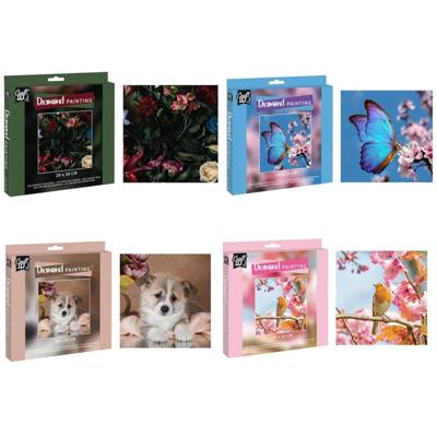 Grafix Craft id diamond painting 4 ass 20x20cm