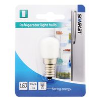 Scanpart koelkastlamp E14 15W 100Lm LED Koelkast accessoire Scanpart koelkastlamp E14 15W 100Lm LED Koelkast accessoire