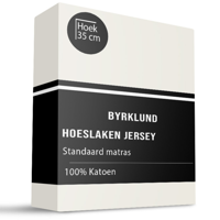 Hoeslaken - Jersey Katoen Stretch - 160x200 cm - Keuze Uit Meerdere Kleuren - Byrklund - Dekbed-Discounter.nl