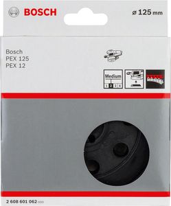 Bosch Accessories 2608601062 Schuurschijf gemiddeld, 125 mm, voor PEX 12, PEX 12 A, PEX 125 Diameter 125 mm Geschikt voor Excentrische schuurmachine GEX 150