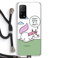 Unicorn: Xiaomi Mi 10T 5G Transparant Hoesje met koord