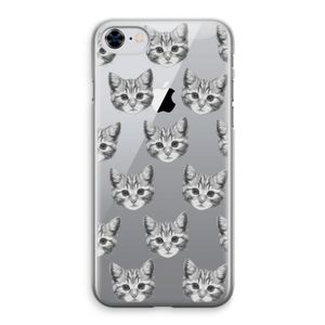 Kitten: iPhone 8 Transparant Hoesje